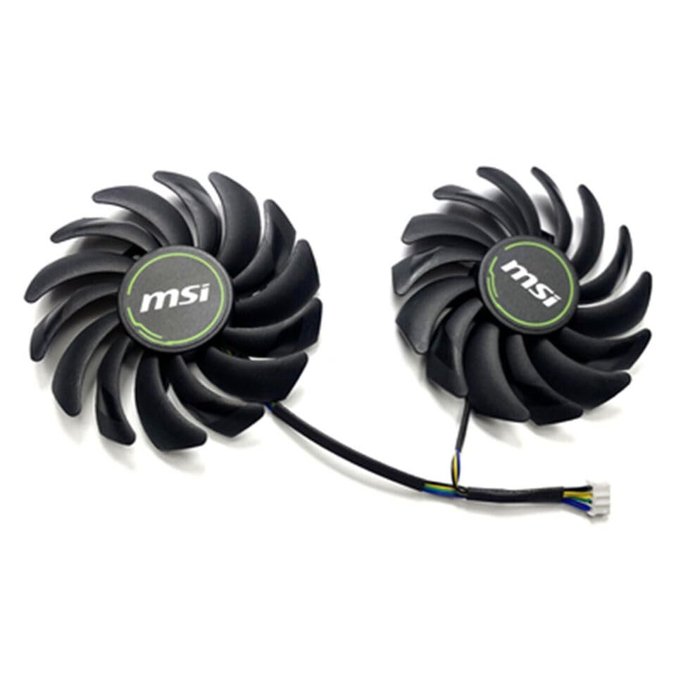 1 Pair Cooling Fan Heatsink Fit for MSI GTX1660 1660S 1660ti Wantu XS Display Card
