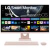 LG 27SR5BF-P 27-inch FHD (1920x1080) Smart Monitor with Streaming TV, webOS, Wireless Keyboard, Mouse, HDR10, IPS Display, webOS, Speaker, ThinQ App, Remote Control, Pink view 1