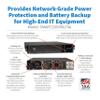 Eaton Tripp Lite Series SmartPro 1950VA 1950W 120V Line-Interactive Sine Wave UPS - 7 Outlets, Extended Run, Network Card Option, LCD, USB, DB9, 2U Rack/Tower, TAA view 3