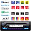 JVC KD-T92MBS Single DIN Marine Motorsports USB Bluetooth AM/FM Stereo CD Player Receiver with 2X CS-DR620MBL 6.5" 260 Watt Peak Power 2-Way Multicolor LED Boat Audio Speakers (Black) view 3
