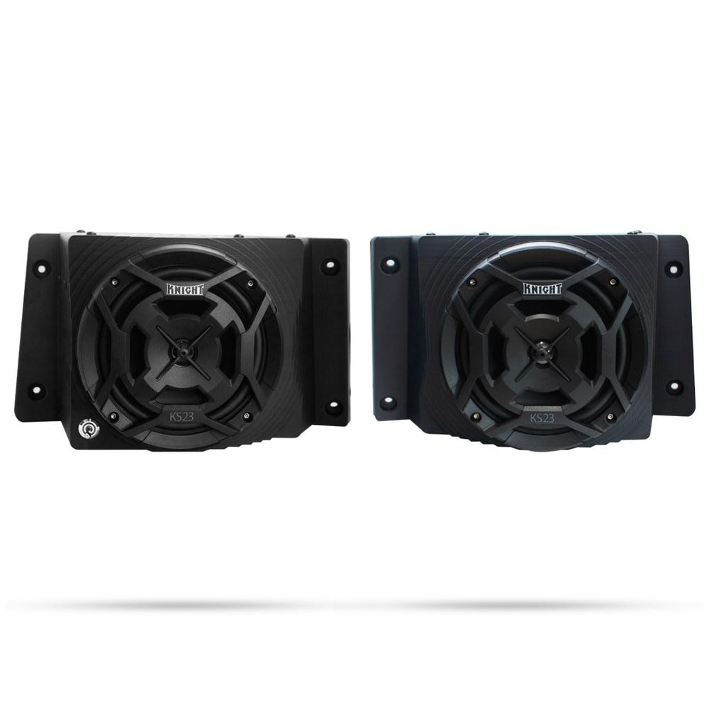 Waterproof Bluetooth Fender Speaker Kit Compatible with 2017-2024 Polaris Sportsman 850/1000/XP 1000  Custom Fit, Plug & Play, 6.5" Speaker Housings  Easy Installation, for Polaris ATVs