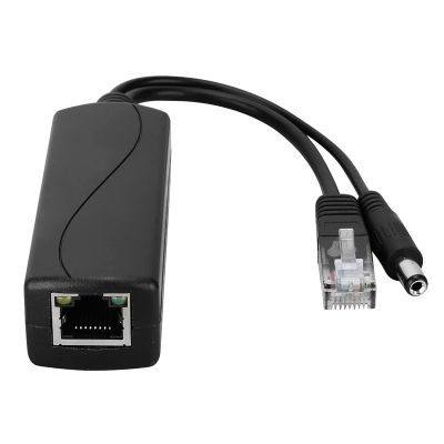 VINGVO 48V to 12V POE Connectors Adapter Cable, POE Splitter Injector 48V to 12V POE Splitter, POE Connectors Adapter Cable Splitter Injector Power Supply for