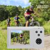 Digital Camera Smart Digital Camera 4K 68MP 2.4 Inch 16X Zoom Auto Focus Prevents Shake Continuous Shoot Built in Fill Light Vlogging Camera (Silver) view 2