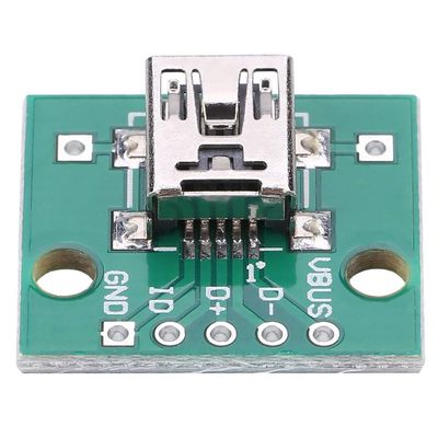 10-Piece Mini USB to DIP Adapter Board Set for 2.54mm PCB Board Ideal for DIY USB Power Supply
