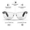 Lucyd Lyte (2025 Version) Smart Glasses for Men - Bluetooth Smart Eyewear with Light Adaptive Photochromic Lenses, Open Ear Speakers & Microphone - Eclipse (Standard) view 2