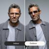 Lucyd Lyte (2025 Version) Smart Glasses for Men - Bluetooth Smart Eyewear with Light Adaptive Photochromic Lenses, Open Ear Speakers & Microphone - Eclipse (Standard) view 3