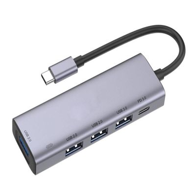 USB C Hub 5-in-1 Adapter Type-C PD Charger Compatible with Samsung Galaxy Z Flip6/Z Fold6, Port Splitter