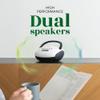 Tyler Portable CD Player Boombox with FM Radio, Bluetooth, and USB Port | Clear Stereo Sound | CD-R/RW and MP3 CDs Compatible | 3.5mm Aux Input and Headphone Jack | TAU107 - White view 3
