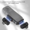 Action Camera Vertical Horizontal L Bracket,90 Degree Aluminum Bracket Adapter,Strong Magnetic Absorption, Aluminum Claw Buckle,Supports X4,Aluminum Alloy Material view 4
