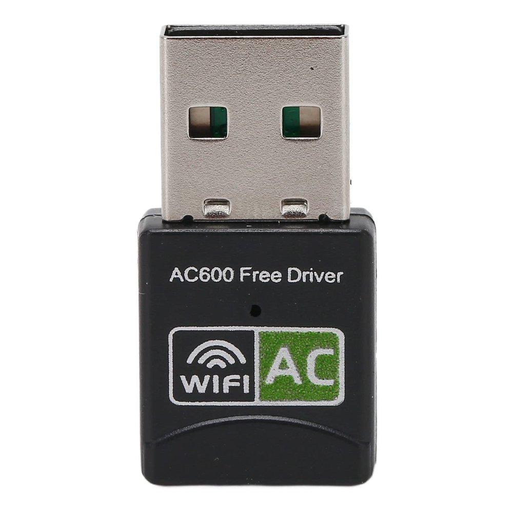 AC600 USB Adapter, 2.4G 5G Dual Band Cordless Network Transceiver 802.11g for PC Desktop Laptop, Supports for Vista 2000 7 8 10, Linux, for OS