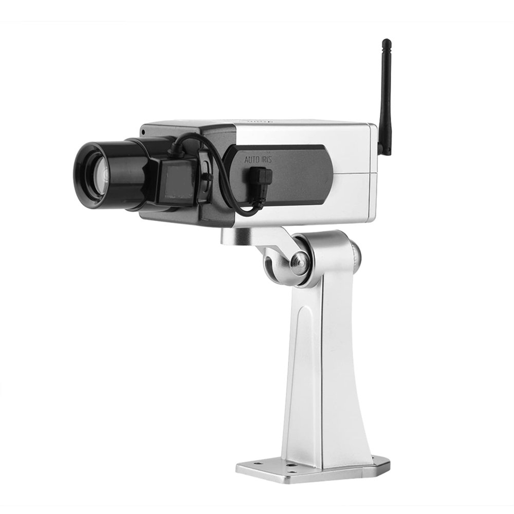 Dummy Camera, Fake Security Camera Auto Movement Dummy Camera Dummy Fake Surveillance Security Camera Fake Camera for Indoor & Outdoor