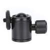 Tripod Ball Head, Ball Head Mount 360 Multifunction Rotation Aluminium Alloy Anodic Oxidation Spherical Ballhead for Motion Cameras Tripods or Monopods view 2