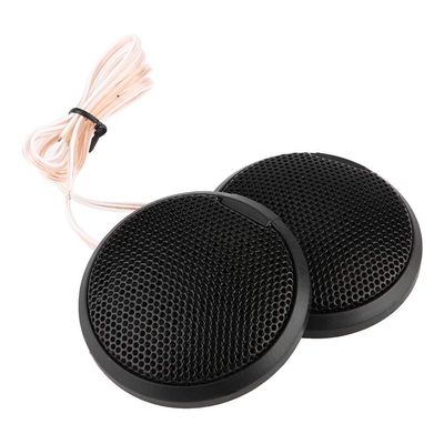 Akozon 20W Mini Car o Speaker - Black, Round, Lightweight, Stickable Automotive Speaker