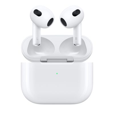 Apple AirPods (3rd Generation) EarPods with Lightning Charging Case & Apple 1-Year Limited Warranty