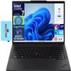 Lenovo ThinkPad T14 Gen 5 AI Powered Business Laptop 14.0" IPS FHD+ Display (Intel Core Ultra 7 155U(>i7-13700H), 32GB DDR5, 1TB SSD, Copilot, Backlit KB, FP, Win 11 Pro) w/DKZ USB Port Expander view 1