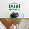 Tyler Portable CD Player Boombox with FM Radio, Bluetooth, and USB Port | Clear Stereo Sound | CD-R/RW and MP3 CDs Compatible | 3.5mm Aux Input and Headphone Jack | TAU107 - Black view 3