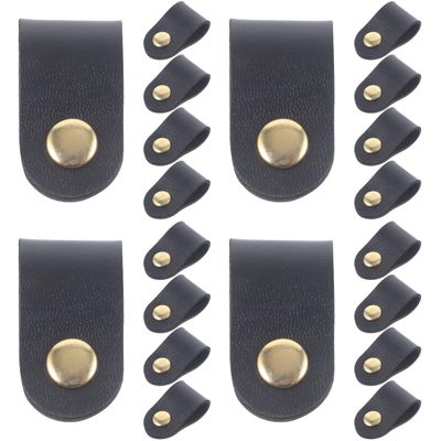 COOLHIYA 20pcs Cable Ties Straps Cord Holder Headphone Cord Manager Stylish Reusable Straps