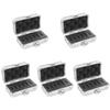 BRIGHTFUFU 5pcs Box Aluminum Telescope Filter Storage Case Aluminum Travel Case for Astrophotography Filter Holder for Eyepieces view 1