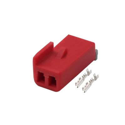 Hengliang Store 1-20Sets 2 Pin Unsealed Automotive Connector Wiring Harness Connector p/Lug with Terminal DJ7025YA-1.5-21(Female Set,10Sets)