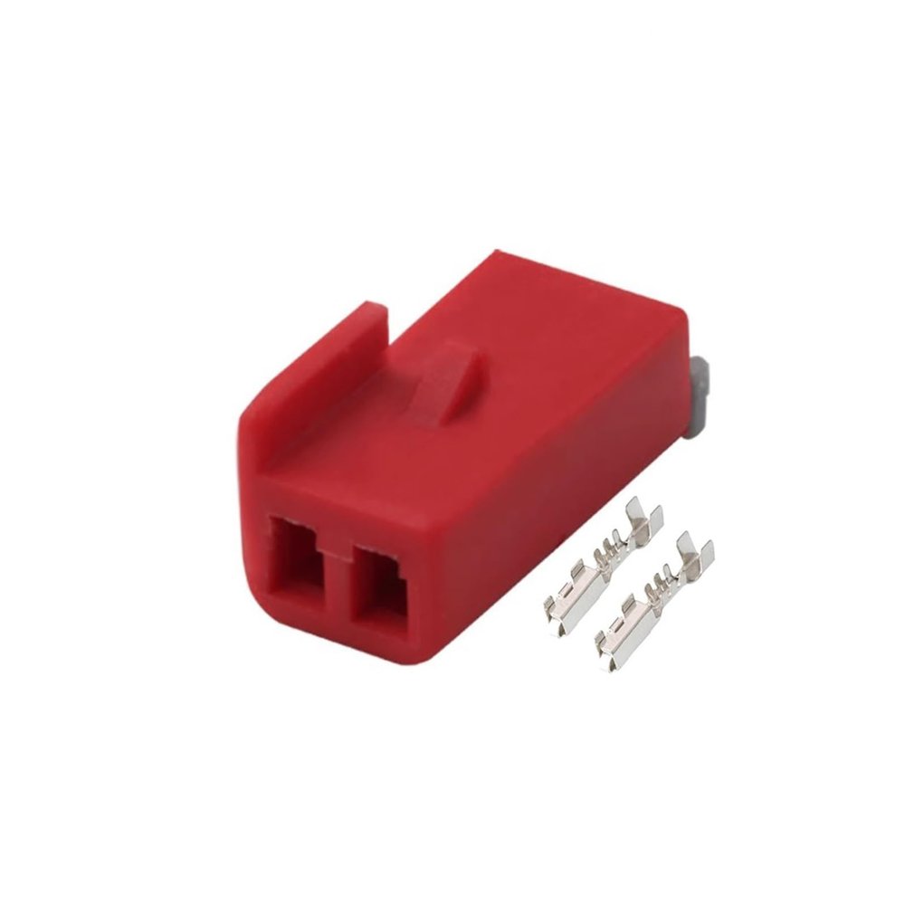 Hengliang Store 1-20Sets 2 Pin Unsealed Automotive Connector Wiring Harness Connector p/Lug with Terminal DJ7025YA-1.5-21(Female Set,10Sets)