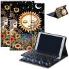 Keyboard Case for Amazon Fire Max 11 (13th Generation, 2023 Release), Detachable Wireless Bluetooth Keyboard and Auto Sleep/Wake Fire Max 11 Tablet Case with Keyboard, Flower Girl view 1