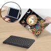 Keyboard Case for Amazon Fire Max 11 (13th Generation, 2023 Release), Detachable Wireless Bluetooth Keyboard and Auto Sleep/Wake Fire Max 11 Tablet Case with Keyboard, Flower Girl view 4