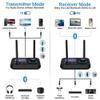 Ainostone Bluetooth Transmitter Receiver 3-in-1 Bluetooth 5.3 Audio Adapter for 2 Headphones with Dual Antenna Bypass Volume Control LCD Display 3.5mm Aux/Optical/RCA for Home Stereo TV Speaker PC view 2