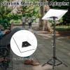 Starlink Mini Tripod Adapter, Aluminum Alloy Starlink Adapter for Mounting Star-Link Antenna On Any 1/4" Thread Tripod view 2