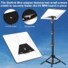 Starlink Mini Tripod Adapter, Aluminum Alloy Starlink Adapter for Mounting Star-Link Antenna On Any 1/4" Thread Tripod view 3