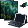 AIRWEE Keyboard Case for Amazon Fire Max 11 (13th Generation, 2023 Release), Detachable Wireless Bluetooth Keyboard and Auto Sleep/Wake Fire Max 11 Tablet Case with Keyboard, Dense Forest view 1