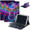AIRWEE Keyboard Case for Amazon Fire Max 11 (13th Generation, 2023 Release), Detachable Wireless Bluetooth Keyboard and Auto Sleep/Wake Fire Max 11 Tablet Case with Keyboard, Owl Wings view 1