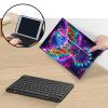 AIRWEE Keyboard Case for Amazon Fire Max 11 (13th Generation, 2023 Release), Detachable Wireless Bluetooth Keyboard and Auto Sleep/Wake Fire Max 11 Tablet Case with Keyboard, Owl Wings view 4
