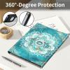 Keyboard Case for Samsung Galaxy Tab S9 FE 10.9'' / Tab S9 11'' 2023 with S Pen Holder, Detachable Wireless Bluetooth Keyboard, with Auto Sleep/Wake Galaxy Tab S9 FE 5G Case, Mandala view 4