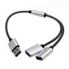 USB Hub to 3/2 USB 2.0 Port HUB Multiple OTG 3/2 Port USB Power Charging Hub Cable Connector Adapter view 1