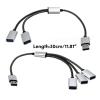 USB Hub to 3/2 USB 2.0 Port HUB Multiple OTG 3/2 Port USB Power Charging Hub Cable Connector Adapter view 3