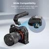 SMALLRIG Lightweight Top Handle with 3/8"-16 Locating Pins for ARRI and Mini Side Handle for Mirrorless Digital Cameras view 2