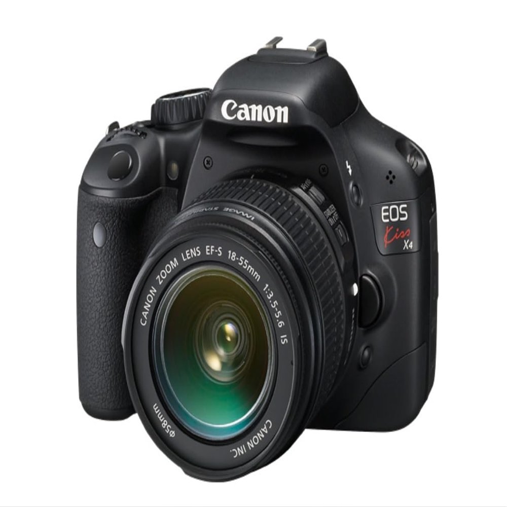 Canon EOS Kiss X4 (AKA Canon Rebel T2i in USA) with EF-S 18-55mm 18 Mega Pixel DSLR Camera (Renewed)