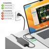 140W USB C Charger Power Adapter HKY PD3.1 GaN 28V 5A Power Supply for HP OMEN Transcend 14 Spectre x360 16" Msi Prestige 14 16 AI Studio Summit E16 AI Studio eero PoE Gateway FSP140-APDAR02 TPN-LA29 view 4