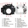 Sea frogs Underwater Camera Housing Compatible with Canon EOS M5 22mm IPX8 40m/130ft Maximum Diving Depth Waterproof Camera Case for Diving, Surfing, Rowing view 3
