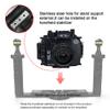 Sea frogs Underwater Camera Housing Compatible with Canon EOS M5 22mm IPX8 40m/130ft Maximum Diving Depth Waterproof Camera Case for Diving, Surfing, Rowing view 4