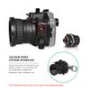 Sea frogs Underwater Camera Housing Compatible with Sony A7 II /A7R II /A7S II Pro 90mm IPX8 40m/130ft Maximum Diving Depth Waterproof Camera Case for Diving, Surfing, Rowing, Black view 3