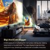 RockTek PJ500 Bright FHD Sealed Projector, Smart OS, FULL HD, Wifi 6, Bluetooth 5.2, 550 ANSI Lumens, 130 inch screen, Auto Keystone, Auto Focus view 4