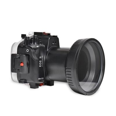 Sea frogs Underwater Camera Housing Compatible with Canon EOS R for EF 16-35mm 1:4 L is USM 40m/132ft Maximum Diving Depth Waterproof Camera Case for Diving, Surfing, Rowing