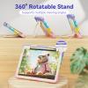 ACEMO for iPad Pro 13 Inch Case 2024 M4 with Pencil Holder/ 360 Rotating Kickstand/Grip Handle/Shoulder Strap for Kids Girls Heavy Duty Rugged Protective Cover for iPad Pro 13 Inch 2024 M4, Pink view 4