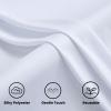 10Panels 5ft x 14ft White Backdrop Curtains for Wedding Party-Wrinkle Free 14FT Long White Backdrop Drapes Fabric Photo Back Drop Cloth for Baby Shower Photography Stage Reception 50ft(W) x 14ft(H) view 4