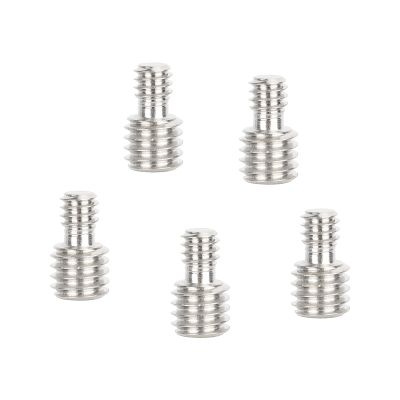 CAMVATE 1/4"-20 Male to 3/8"-16 Male Screw Adapter(5 Pieces)-3663