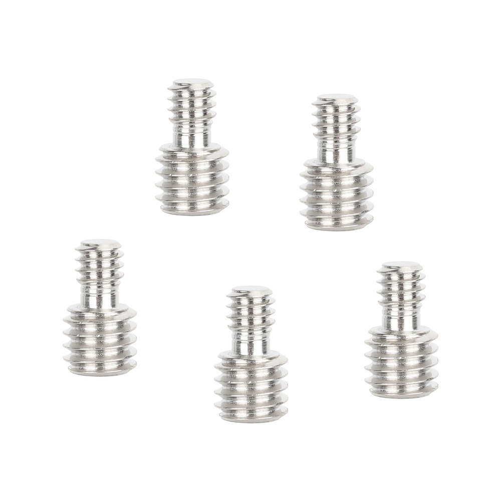 CAMVATE 1/4"-20 Male to 3/8"-16 Male Screw Adapter(5 Pieces)-3663