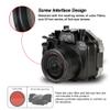 Sea frogs Underwater Camera Housing Compatible with Canon EOS M5 18-55mm IPX8 40m/130ft Maximum Diving Depth Waterproof Camera Case for Diving, Surfing, Rowing view 4