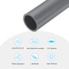 MECCANIXITY 1 1/2 Inch PVC Rigid Tube Round Pipe Tubing Hardware Tubing 31.6mm ID 38mm OD 9" Length Light Grey High Impact for Water Pipe, Crafts, Cable Sleeve 2pcs view 3