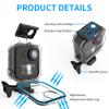 KETOPKIN Touchscreen Waterproof Housing Case for Gopro Max 360 (2019) Camera,20M/65FT Underwater Diving Protective Shell for GoPro Max Camera Accessories (Not Compatible with MAX 360 V2 2025/MAX2) view 3